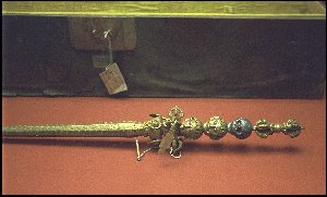 Heavenly Staff, gift to the emperor from Tibet, Qing dynasty.